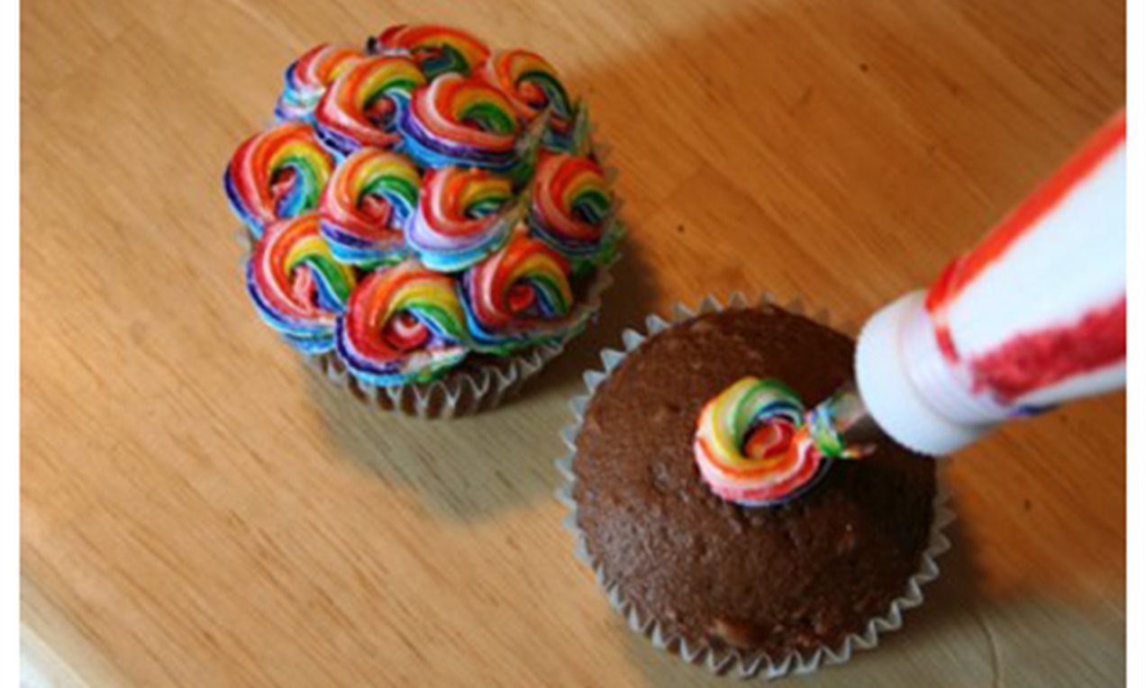 Regenboog Cupcakes Recept Dr Oetker