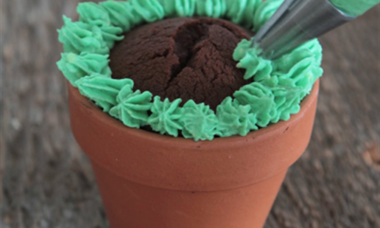 Picture - Stap-3 Cactus Cupcake groene toefjes spuiten.png